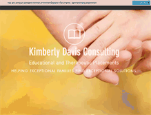 Tablet Screenshot of daviseducationalconsulting.com